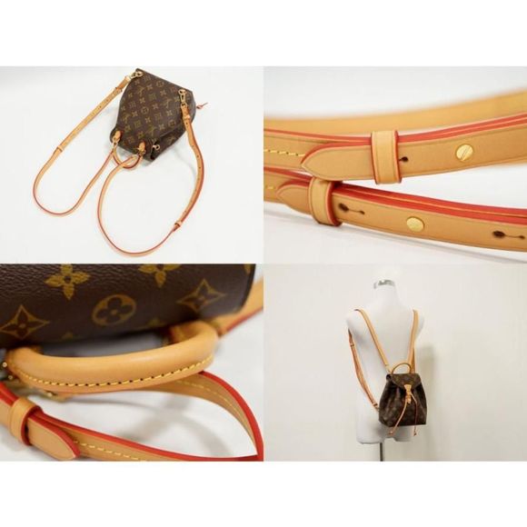 Louis Vuitton Montsouris NM BB Monogram Rucksack Backpack Brown - Picture 5 of 8